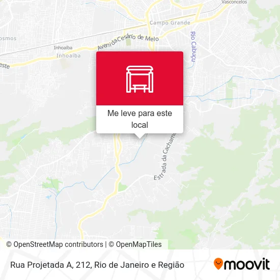 Rua Projetada A, 212 mapa