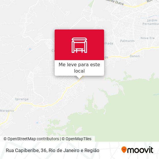 Rua Capiberibe, 36 mapa