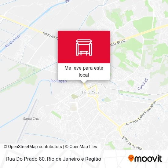 Rua Do Prado 80 mapa