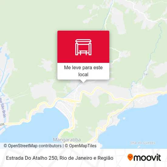 Estrada Do Atalho 250 mapa