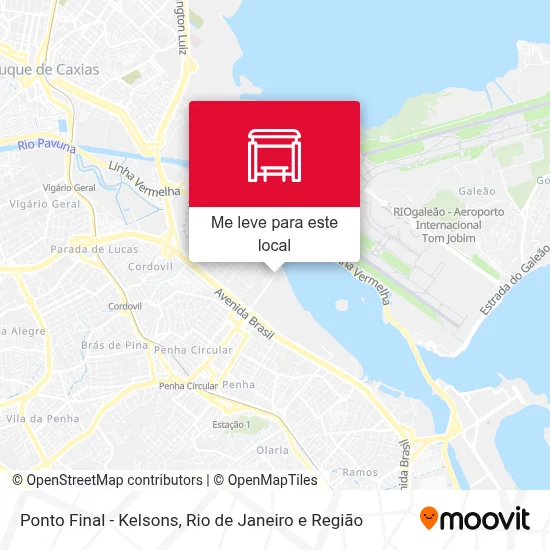 Ponto Final - Kelsons mapa