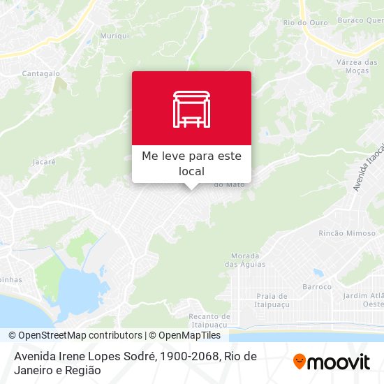 Avenida Irene Lopes Sodré, 1900-2068 mapa
