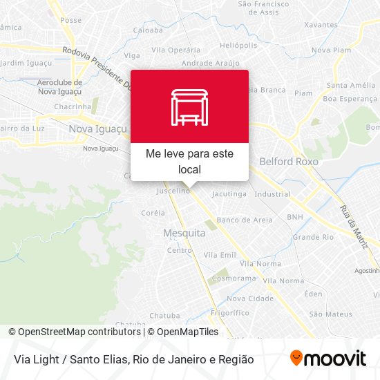 Via Light / Santo Elias mapa