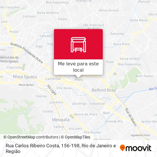 Rua Carlos Ribeiro Costa, 156-198 mapa