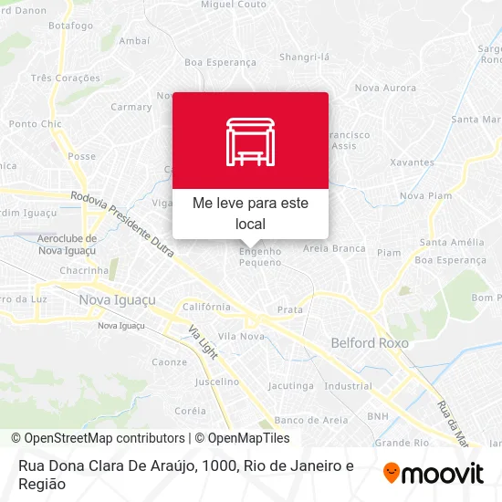 Rua Dona Clara De Araújo, 1000 mapa