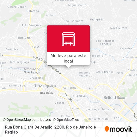 Rua Dona Clara De Araújo, 2200 mapa