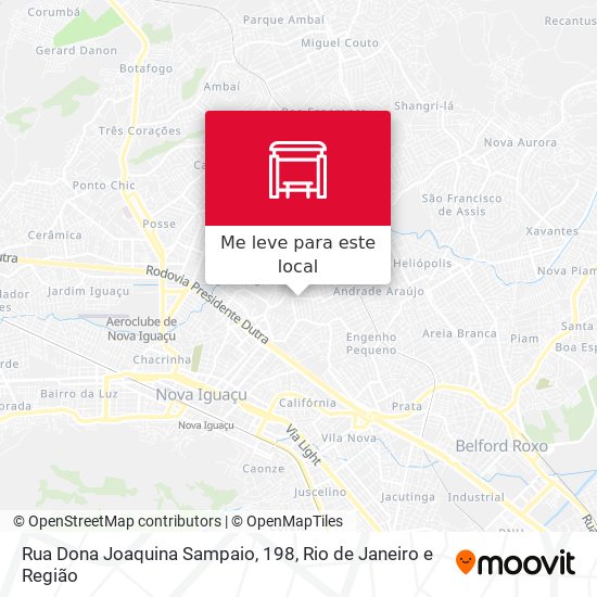 Rua Dona Joaquina Sampaio, 198 mapa