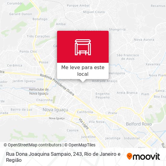 Rua Dona Joaquina Sampaio, 243 mapa