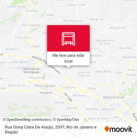 Rua Dona Clara De Araújo, 2097 mapa