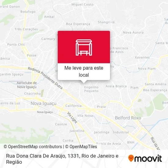 Rua Dona Clara De Araújo, 1331 mapa