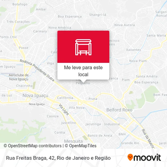 Rua Freitas Braga, 42 mapa