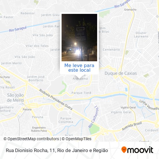 Rua Dionisio Rocha, 11 mapa
