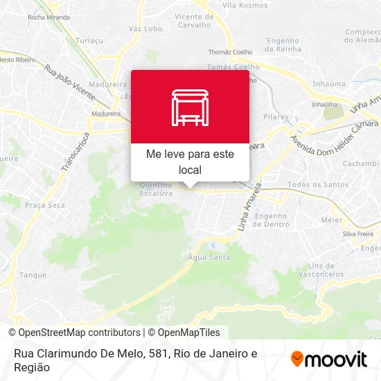 Rua Clarimundo De Melo, 581 mapa