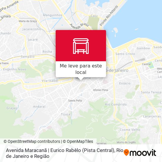 Avenida Maracanã | Eurico Rabêlo (Pista Central) mapa