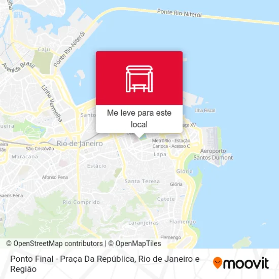 Ponto Final - Praça Da República mapa