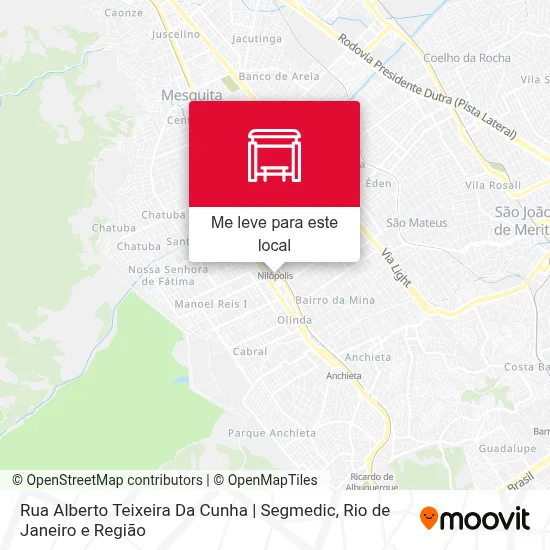Rua Alberto Teixeira Da Cunha | Segmedic mapa