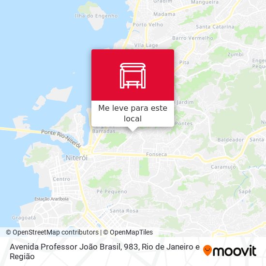 Avenida Professor João Brasil, 983 mapa