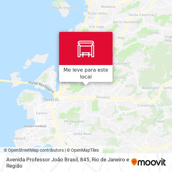 Avenida Professor João Brasil, 845 mapa
