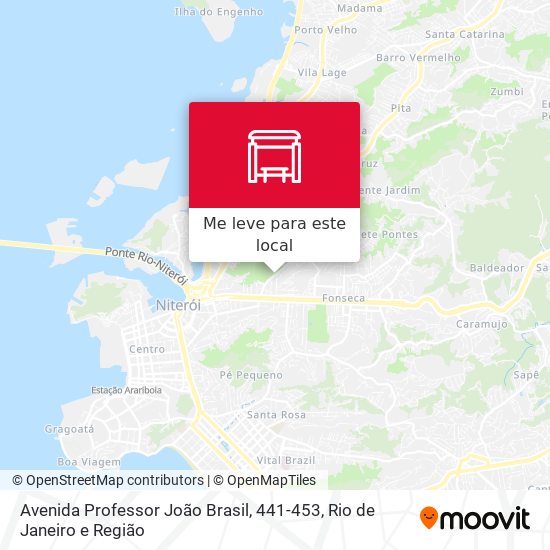 Avenida Professor João Brasil, 441-453 mapa