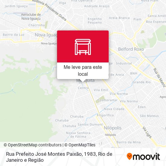 Rua Prefeito José Montes Paixão, 1983 mapa