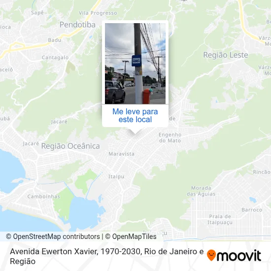 Avenida Ewerton Xavier, 1970-2030 mapa