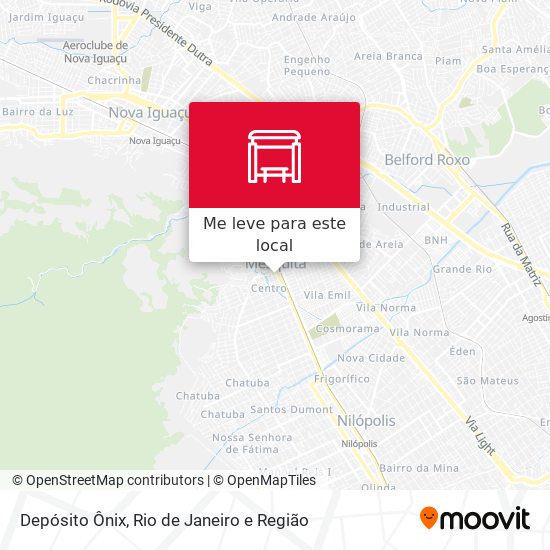Depósito Ônix mapa