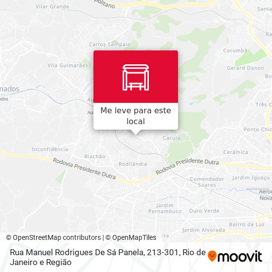 Rua Manuel Rodrigues De Sá Panela, 213-301 mapa