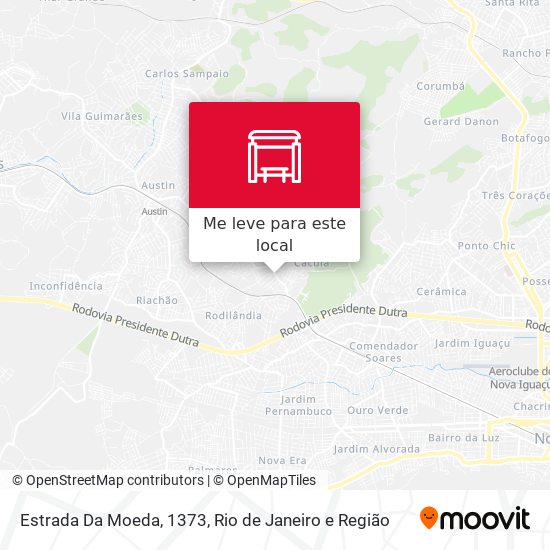 Estrada Da Moeda, 1373 mapa