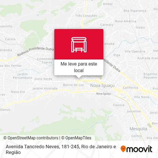 Avenida Tancredo Neves, 181-245 mapa