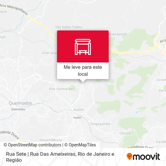 Rua Sete | Rua Das Ameixeiras mapa