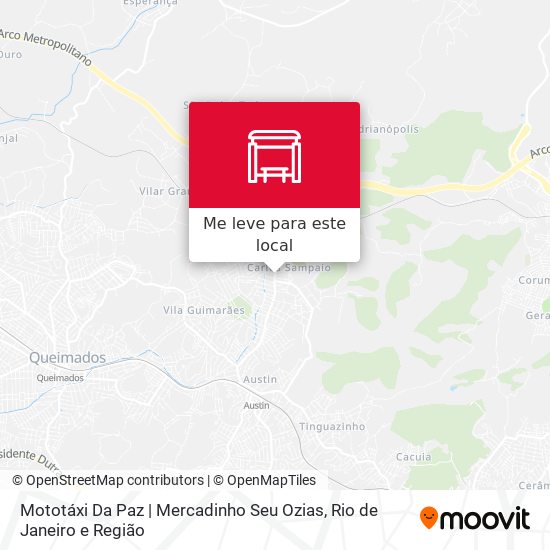 Mototáxi Da Paz | Mercadinho Seu Ozias mapa