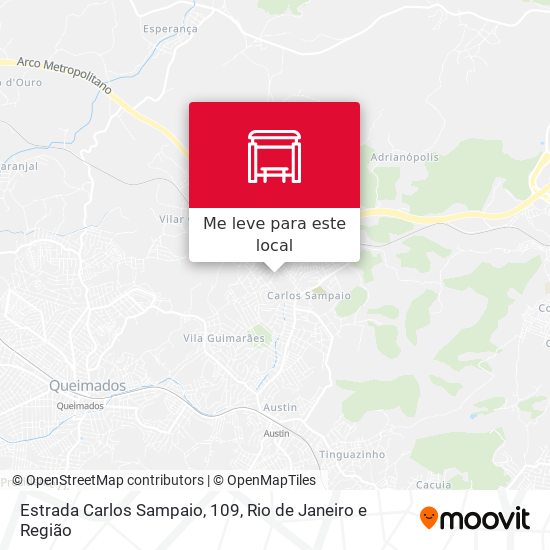 Estrada Carlos Sampaio, 109 mapa