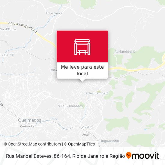 Rua Manoel Esteves, 86-164 mapa