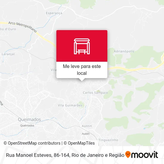 Rua Manoel Esteves, 86-164 mapa