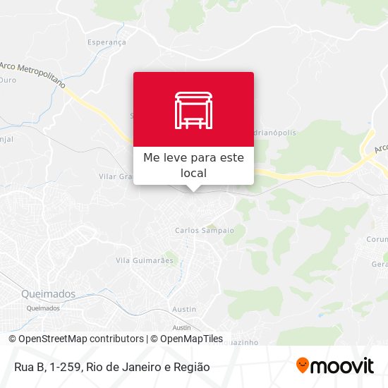 Rua B, 1-259 mapa