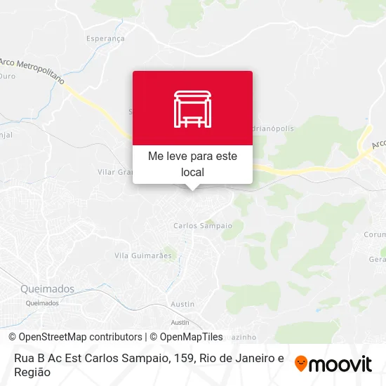 Rua B Ac Est Carlos Sampaio, 159 mapa