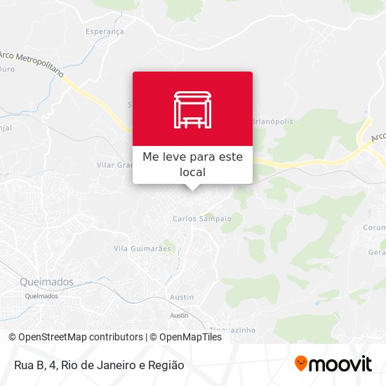 Rua B, 4 mapa