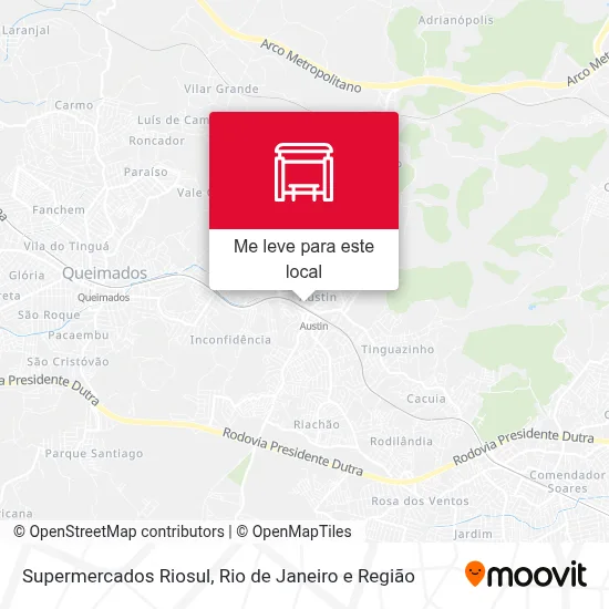 Supermercados Riosul mapa