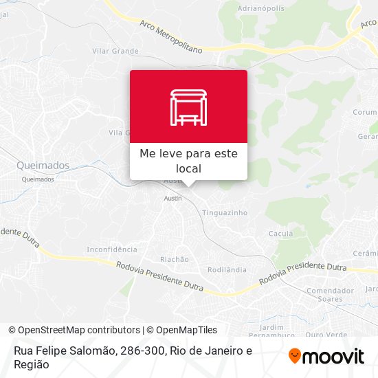 Rua Felipe Salomão, 286-300 mapa