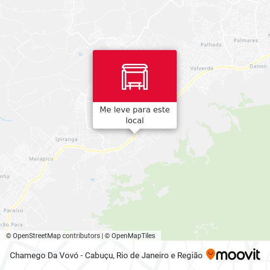 Chamego Da Vovó - Cabuçu mapa