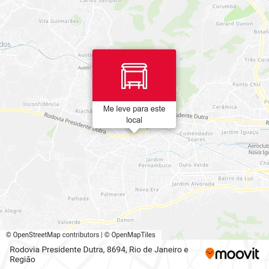 Rodovia Presidente Dutra, 8694 mapa
