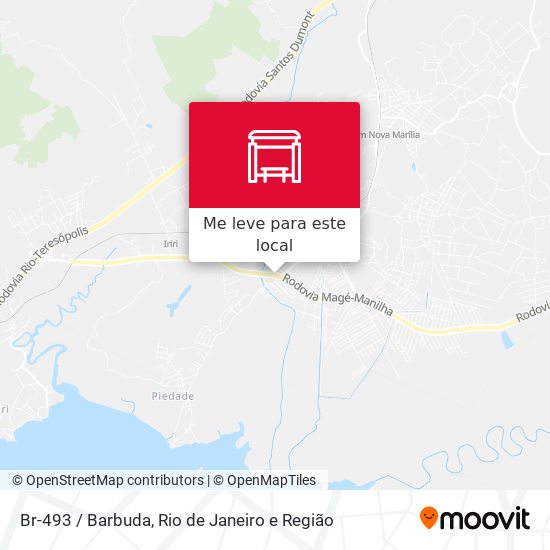 Br-493 / Barbuda mapa