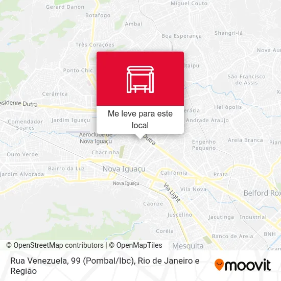Rua Venezuela, 99 (Pombal/Ibc) mapa