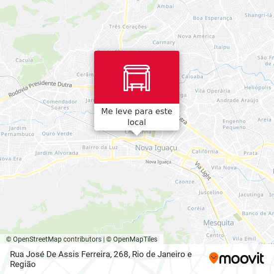 Rua José De Assis Ferreira, 268 mapa