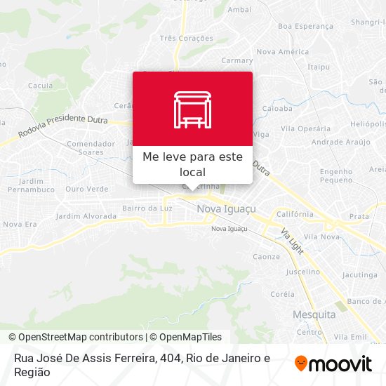 Rua José De Assis Ferreira, 404 mapa