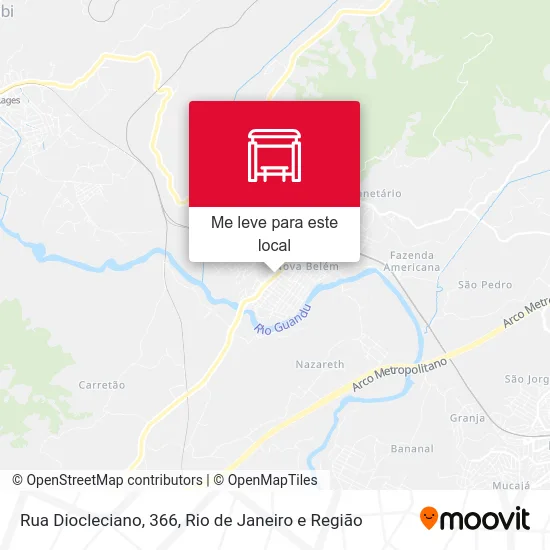 Rua Diocleciano, 366 mapa