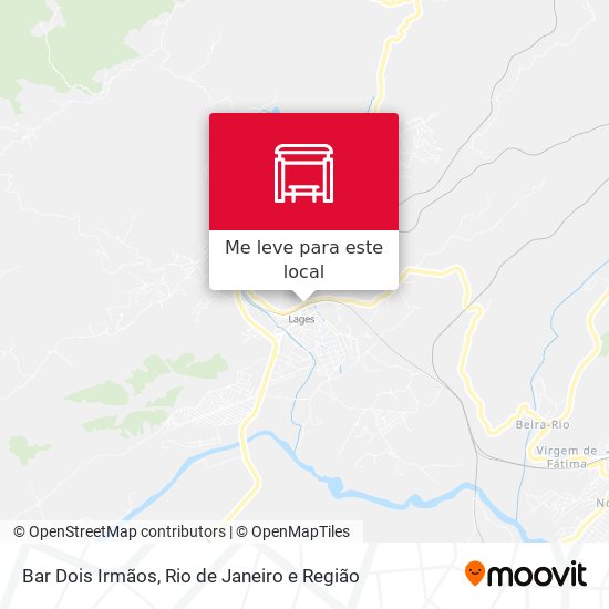 Bar Dois Irmãos mapa