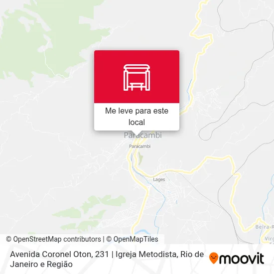 Avenida Coronel Oton, 231 | Igreja Metodista mapa
