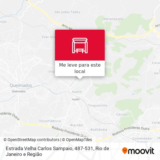 Estrada Velha Carlos Sampaio, 487-531 mapa