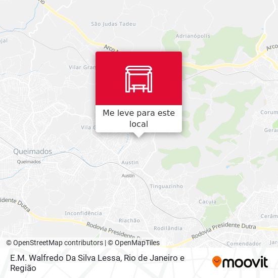 E.M. Walfredo Da Silva Lessa mapa